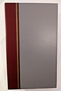 Gray & Red Photo Album 3 Ring Binder Style Holds 288 Photos Empty Kodak Inserts - Picture 1 of 7