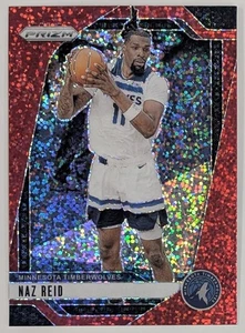 2024-25 Panini Prizm .. NAZ REID .. Red Sparkle SP #176 .. Timberwolves - Bild 1 von 2