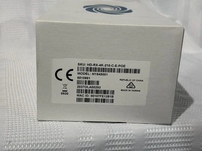 Crestron HD-RX-4K-210-C-E-POE DMPS Lite™ 4K 2x1 AV Switch and Receiver with POE+ - Image 1 of 4