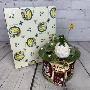 Blue Sky Clayworks 2003 Pro Golf Shop The 19th Hole Heather Goldminc Tea Light - Imagen 1 de 15