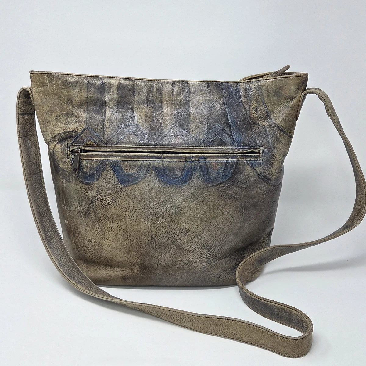 Bolso Colores Sunsa Bolso Bandolera Para Mujer, Bolso Vintage De Lona Y Cuero. Bolso Bandolera Con Estrella, Beige Marrón Negro, 30x32x5 Cm Bolsos Outlet Marca