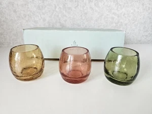 PARTYLITE Sienna Lights Tealight Trio, P90034, Pink, Green & Orange - Picture 1 of 9