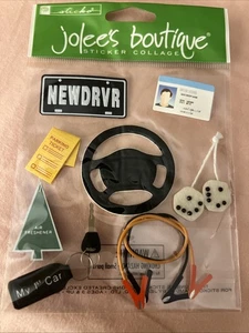 Jolees Boutique neuer Fahrer dimensionale Aufkleber SP-JB-096 nicht mehr produziert neu - Bild 1 von 2
