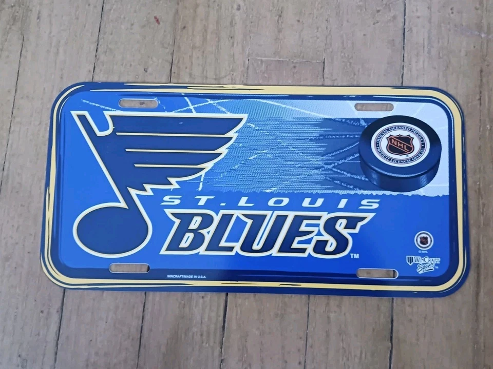 St. Louis Blues License Plate Plastic Wincraft - Image 1 of 1