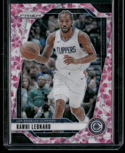 2024-25 Panini Prizm #189 Kawhi Leonard Prizms Choice Cherry Blossom #/20 - Picture 1 of 2