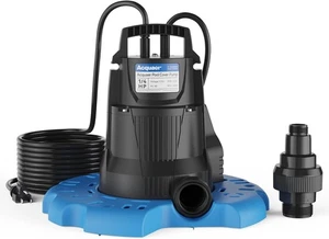 ACQUAER - 2100 GPH Above Ground Pool Cover Pump/Submersible Sump Pump - Picture 1 of 6