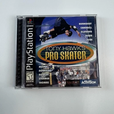 Vintage Tony Hawk's Pro Skater Sony PlayStation PS1 Video Game 1999 Activision - Image 1 of 4
