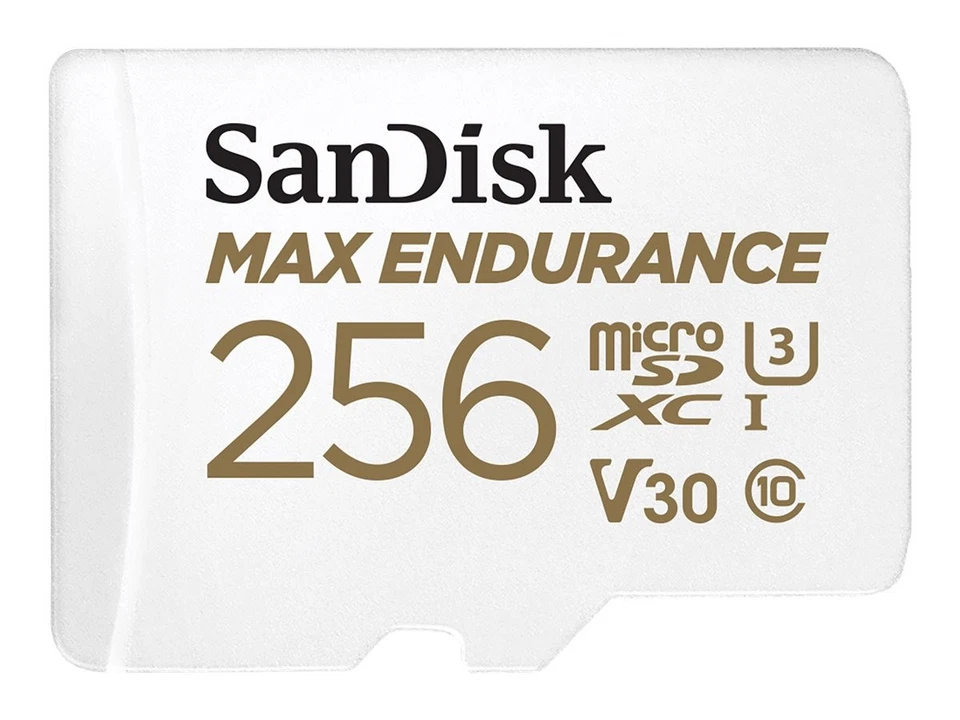 SanDisk MAX ENDURANCE 256 GB MicroSDXC Classe 10 UHS-I 100 SDSQQVR-256G-GN6IA - Immagine 1 di 1