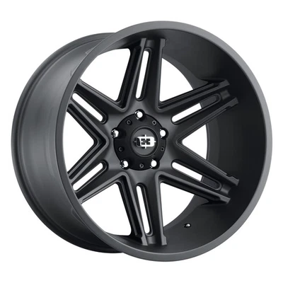 20x12 Vision 363 Razor Satin Black Wheel 5x5.5 (-51mm) - Image 1 of 4