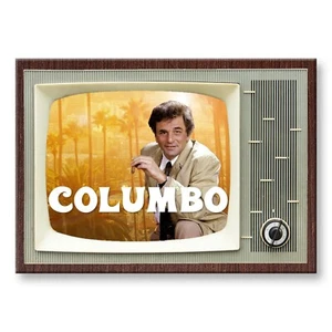 COLUMBO TV Show Classic TV 3.5 inches x 2.5 inches Steel FRIDGE MAGNET - Picture 1 of 2
