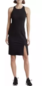 NWT Zella Sports Athletic Travel Black Dress Racerback Tank with built-in bra XS - Picture 1 of 9