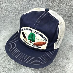 Vintage K Products Trucker Hat Cap USA Made Mesh Big Large Patch Taylor Ramsey