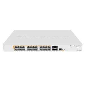MikroTik CRS328-24P-4S+RM | Gigabit PoE, 24 x RJ45 Port, 4 x SFP+ Cage, 1HE - Bild 1 von 2