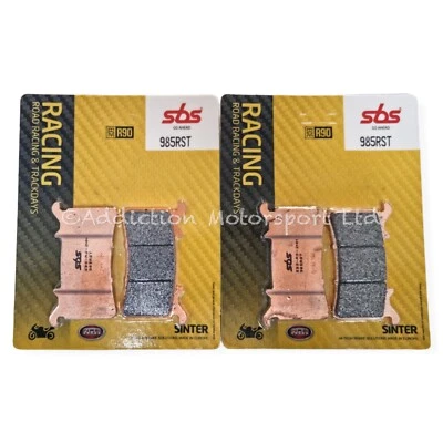 2x Pairs of BMW M 1000 RR 2023 SBS Sinter Front Brake Pads - 985RST - Image 1 of 2