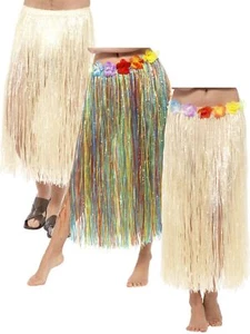 Hula Skirt Adults Hawaiian Theme Fancy Dress Party Grass Skirts Hula Beach - Picture 1 of 4