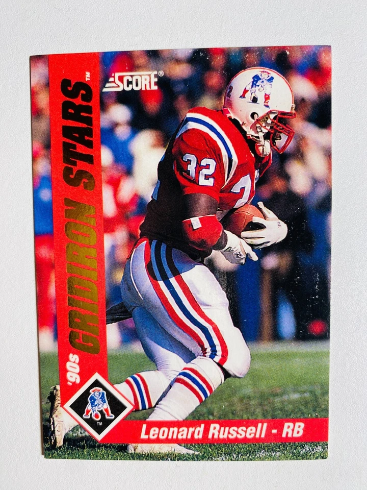 1992 SCORE #18 LEONARD RUSSELL ROOKIE NM-MT NFL FOOTBALL CARD - Image 1 of 1