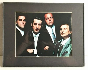 Fotografía enmarcada "Goodfellas" Cast DeNiro, Pesci, Sorvino, Liotta 8" X 10" - Imagen 1 de 2