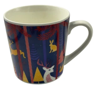 Starbucks Mug Holiday 2017 Christmas Coffee Mug Cocoa Cup Deer Winter Fauna 18oz - Picture 1 of 12