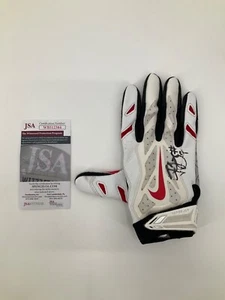 TED GINN JR. OHIO STATE SIGNED NIKE GAME USED RIGHT GLOVE JSA WITNESS COA - Picture 1 of 4