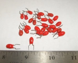 LOT OF ORANGE DIP TANT 10uF 6.3V CAPS A - Picture 1 of 1