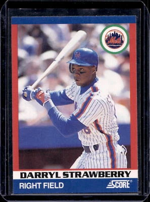 1991 Score 100 Superstars Darryl Strawberry #62 - New York Mets - Image 1 of 2