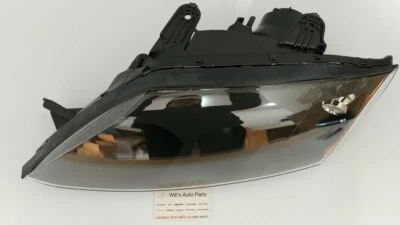 GENUINE BRAND NEW LH HEAD LIGHT LAMP BLACK BEZEL HYUNDAI TIBURON COUPE  J #B - Image 1 of 3