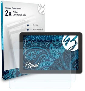 Bruni 2x Protective Film for Archos Core 101 3G Ultra Screen Protector - Picture 1 of 8