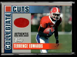 2003 Topps Draft Picks & Prospects #CC-TE Terrence Edwards Collegiate Cuts - Picture 1 of 2