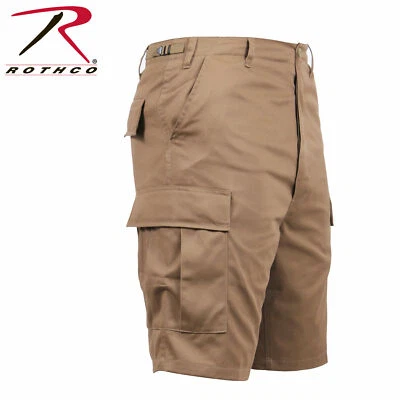 VENTA DE VERANO Ejército Carga BDU Combate Botón Corto Mosca Camuflaje y Sólido Rothco $8OFF Foto 1 de 4