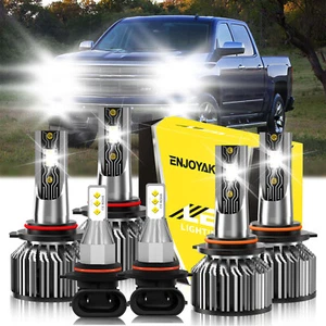 For Chevy Silverado 1500 Classic 2007-2007 LED Headlight+Fog Light High&Low Bulb - Bild 1 von 11