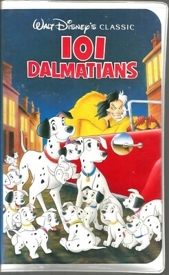 101 Dalmatians VHS 1992 Disney Black Diamond Rod Taylor Betty Lou Gerson VTG G - Image 1 of 4