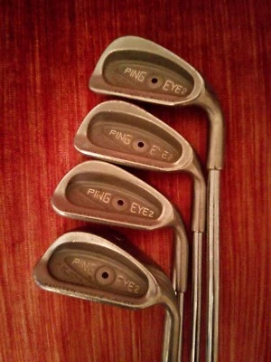 Ping Eye 2 Irons Black Dot Steel Shaft 3,5,8,9 Irons RH Karsten  Golf Pride RH - Image 1 of 4