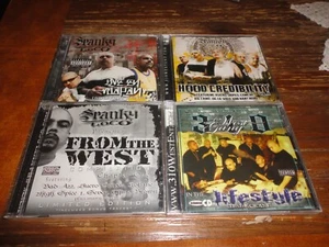 310 WEST ENT. - 4 Chicano Rap CD Lot - Spanky Loco HUERO SNIPES Big Crime CONEJO - Picture 1 of 2