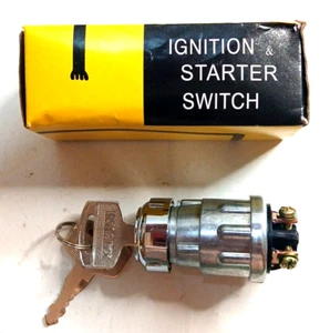 Universal Metal Ignition Switch  2 Keys & 3 Posts - Car, Truck, ATV, Custom - Picture 1 of 7
