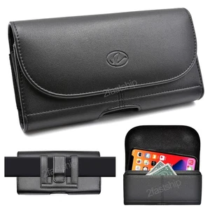 Für Motorola Moto G / G Play / G Power / G Stylus / Reines Leder Hülle Clip Etui - Bild 1 von 9