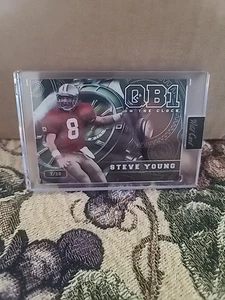 Steve Young 2025 Wild Card QB1 On The Clock Encased 7/10 San Francisco 49ers - Picture 1 of 2