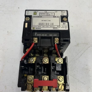 🇺🇸SQUARE D 8536SBO2S NEMA SIZE 0 MOTOR STARTER COIL VOLTAGE 208 VAC - Bild 1 von 6