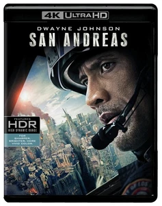 San Andreas (4K UHD Blu-ray) Dwayne "The Rock" Johnson Carla Gugino (US IMPORT) - Picture 1 of 3
