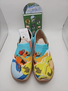 UIN x National Gallery Collaboration Slip On Art Travel Shoes NIB Womens Size 9 - Picture 1 of 5