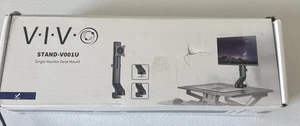 VIVO Single Monitor Sit-Stand Workstation Arm for 1 Computer Screen up to 32" - Picture 1 of 1