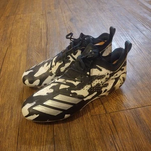 Adidas Adizero 5-Star 7.0 Camo Nero Bianco Tacchetti Calcio Uomo Taglia 11.5 - Foto 1 di 9