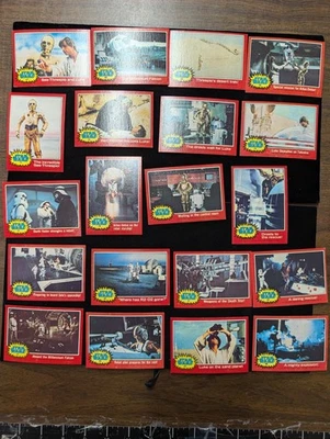 Complete Set 1977 Star Wars Red Series 2 - 66 Cards Topps Vintage - Image 1 of 4
