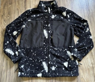 Nueva Chaqueta Billabong Canyon Para Hombre Mediana Negra Blanca Polar Galaxy Cremallera Foto 1 de 4
