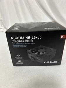 NH-L9x65 chromax. Czarny, niskoprofilowa chłodnica procesora premium (kilka giętych płetw) - Zdjęcie 1 z 4