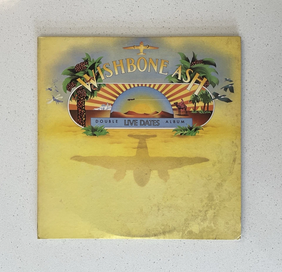 VG+/VG Wishbone Ash Live Dates Double Album Vinyl 2LP - Image 1 of 1