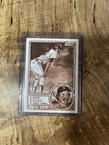 WADE BOGGS Shoebox Stamp /50  SP Red Sox - 2025 Topps Shoebox Treasures - Picture 1 of 2