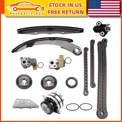 Timing Chain Water Pump Kit for 05-15 Nissan Pathfinder 4.0L V6 DOHC 24V VQ40DE - Image 1 of 4
