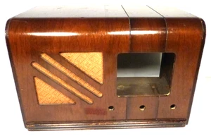 MESA CROSLEY 20-AP FIVER DE COLECCIÓN: CARCASA DE MADERA con PAÑO DE PARRILLA DE ALTAVOZ - Imagen 1 de 8