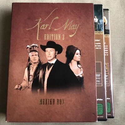 Karl May Edition 3: Mexiko Box (DVD 1965 PAL 2-Disc Set w Slipcover) German Film - Bild 1 von 4