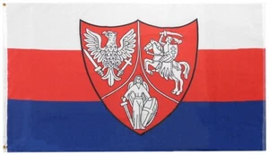 Polish Lithuanian Ruthenian Commonwealth 1863 100D Woven Poly Nylon 3'x5' Flag - Picture 1 of 4